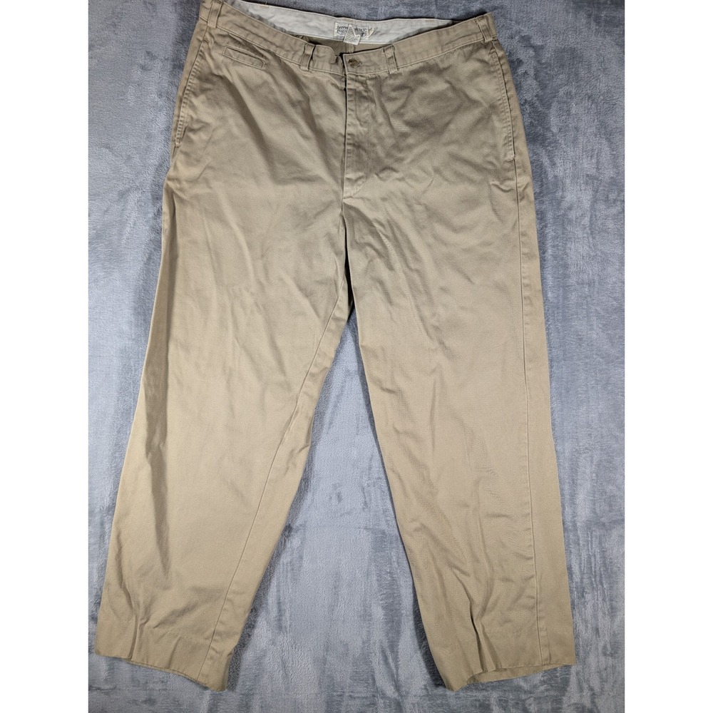 Banana Republic Vintage Safari Travel Mens Khaki‎ Cotton Chino Pants 37x28